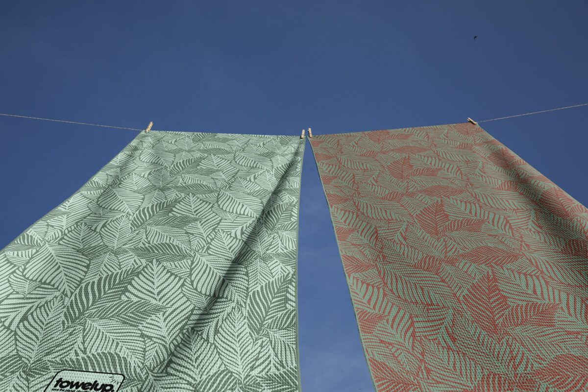 One of towelup.'s towels being displayed
