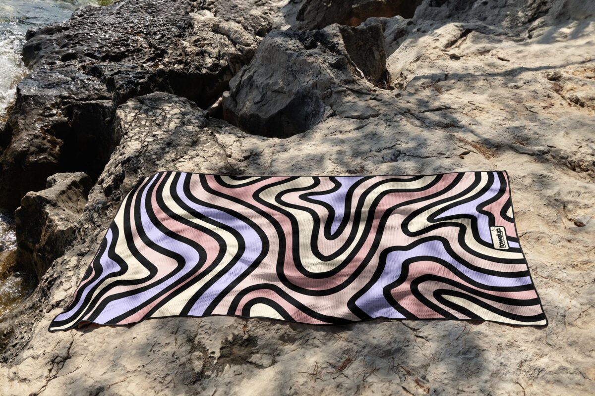 One of towelup.'s towels being displayed