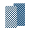 Ocean escape beach towel – white background, both full sides of towel showing