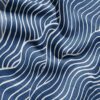 Shore Waves minimalist gym towel – zoomed in to show fabric details
